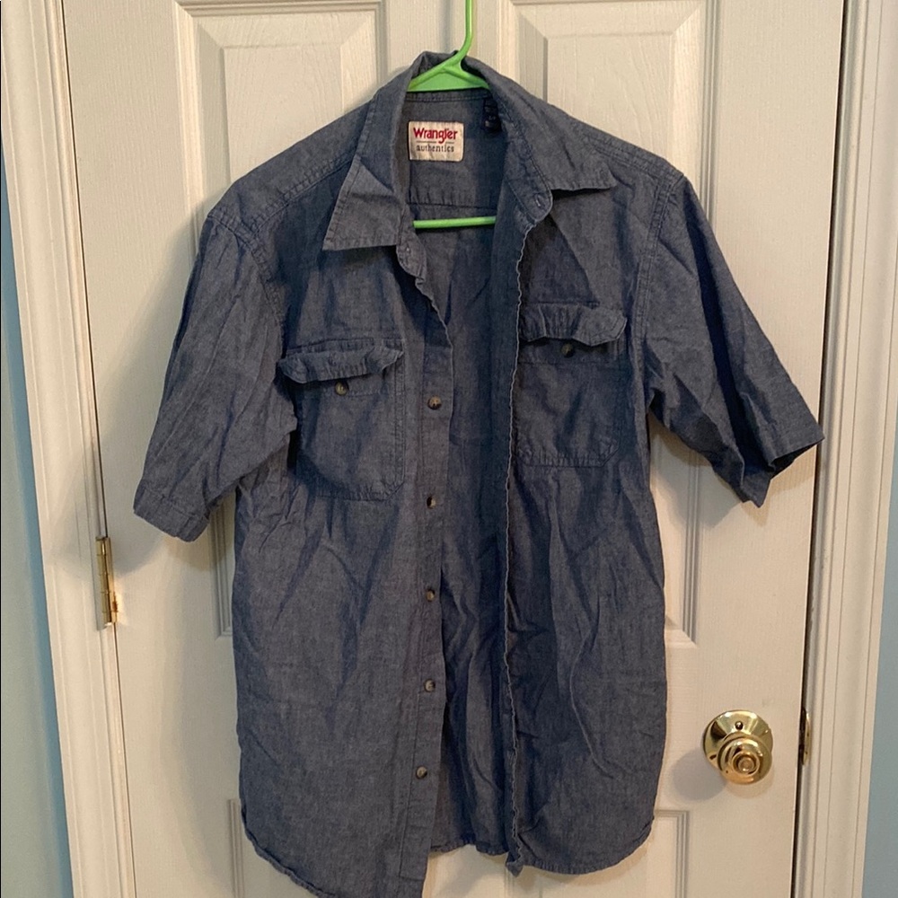 Wrangler Denim Button-Up Shirt